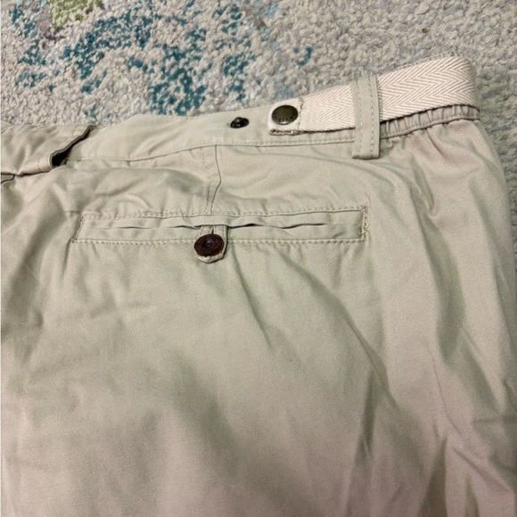 Orvis Cargo Pants Mens Beige Tan Utility Pockets Safari Fishing Gorpcore Size 40 - Picture 9 of 12